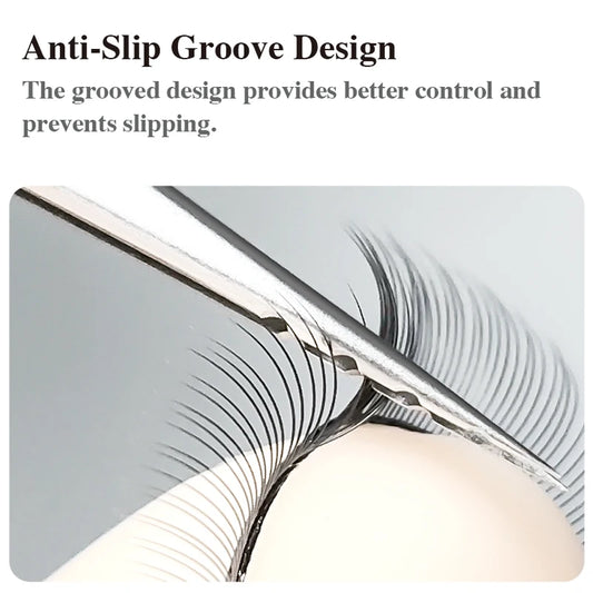 DIYDAY Groove Lash Tweezers - Precision Eyelash Extension Tool