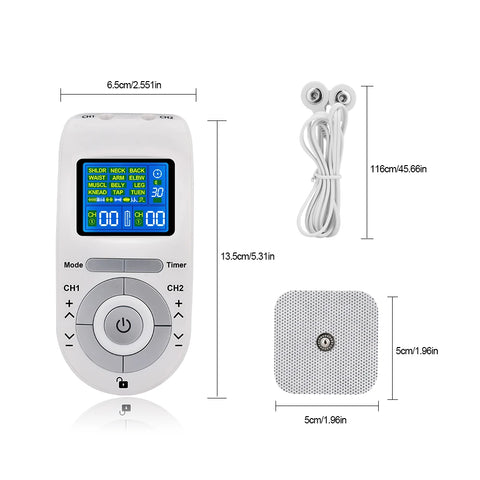 New Electric Tens Muscle Stimulator - EMS Acupuncture Face & Body Massager