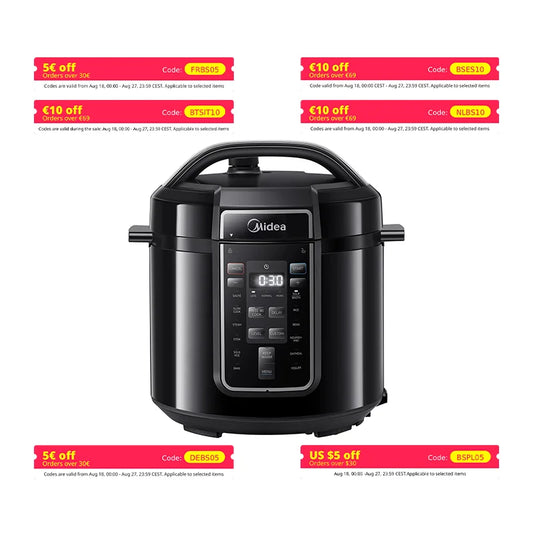 Midea Quick Electric Pressure Cooker 9-in-1