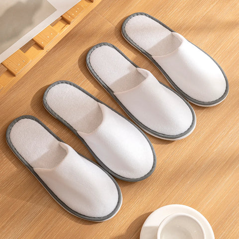 5 Pack Non-slip Disposable Hotel Slippers