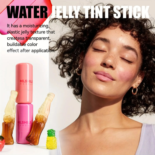 Multi-purpose Jelly Blush Stick for Lips and Cheeks
