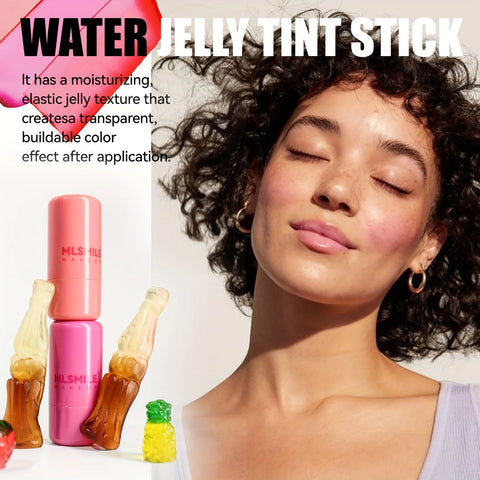 Multi-purpose Jelly Blush Stick for Lips and Cheeks