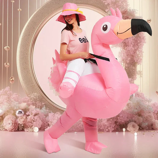 Flamingo Inflatable Costume for Halloween and Christmas