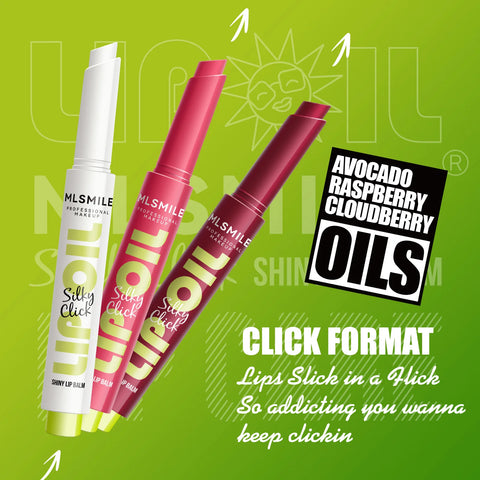 MLSMILE Multi-Color Silky Click Lip Care Gloss