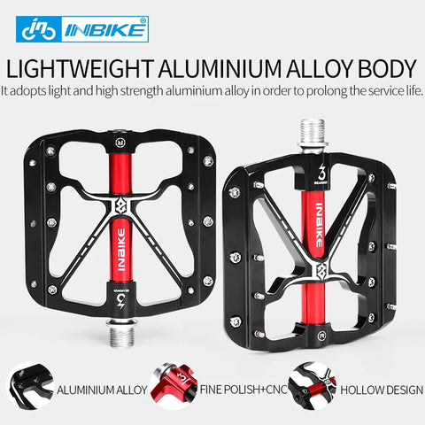 INBIKE Lightweight Aluminum Alloy Bicycle Pedals with Sealed Bearings - Final Discount!