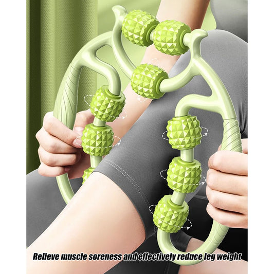 Handheld Deep Tissue Massage Roller for Neck, Thigh, Calf & Leg Recovery