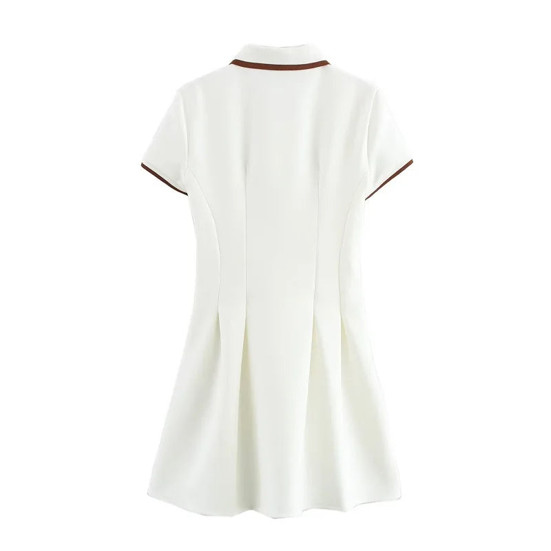 MUJER 2025 White Short Dresses for Women