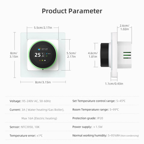 AVATTO Tuya WiFi Smart Thermostat
