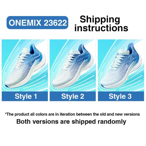 ONEMIX 2025 Lightweight Men’s Running Shoes - Soft Cushioned Jogging Sneakers for Outdoor and Casual Wear