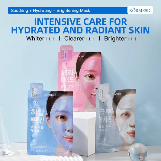 Hyaluronic Acid Ceramide Glutathione Facial Mask Capsules