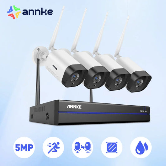 ANNKE 5MP WiFi CCTV Security Camera System