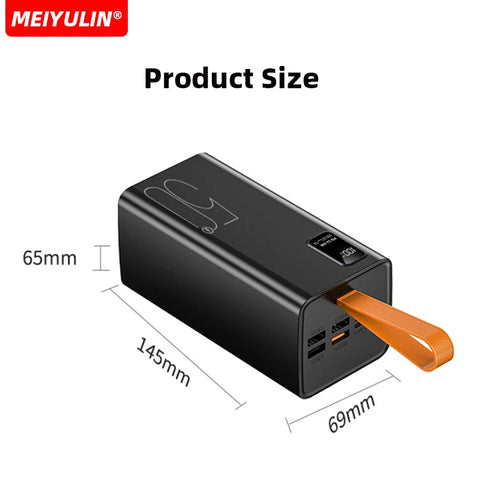 50000mAh Power Bank – USB-C Fast-Charge External Battery