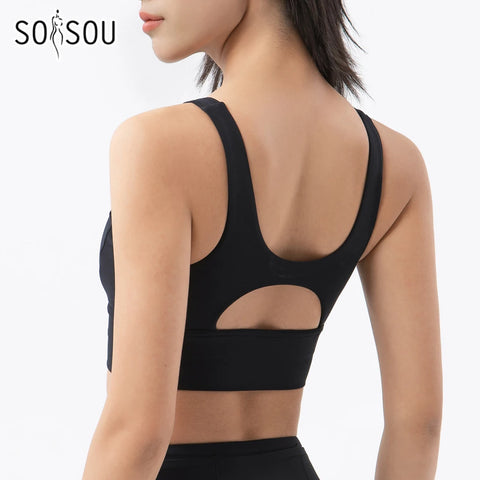 SOISOU Damen-Sport-BH – atmungsaktive, bequeme und stylische Sportbekleidung