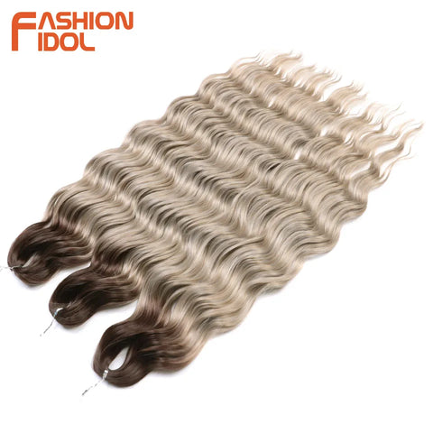 Anna 24 Inch Synthetic Hair Water Wave Braiding Hair Extensions