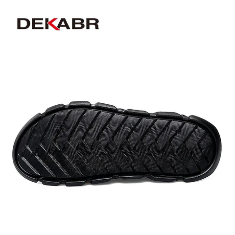 DEKABR Sommer Herren Sandalen aus echtem Leder 