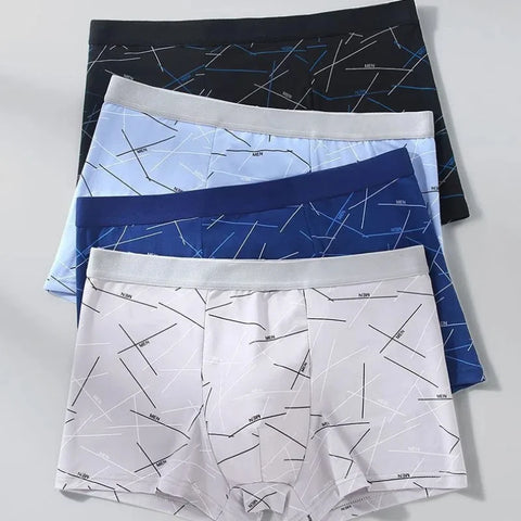 6Pcs Men's Sexy Underwear Boxers - Comfortable Fashion Trunks