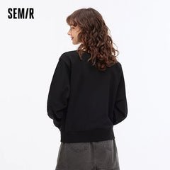 Semir Women's Basic Loose Sweatshirt