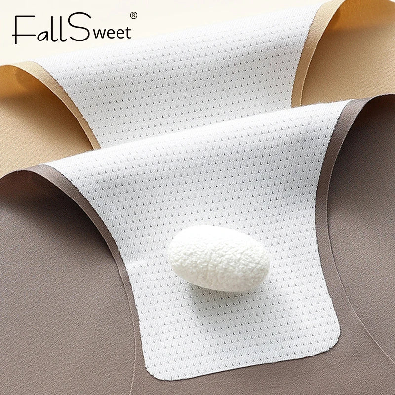FallSweet 6PCS Seamless Silk Panties Set