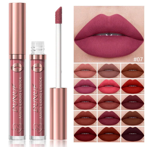 18 Color Waterproof Lip Gloss & Matte Liquid Lipstick Set