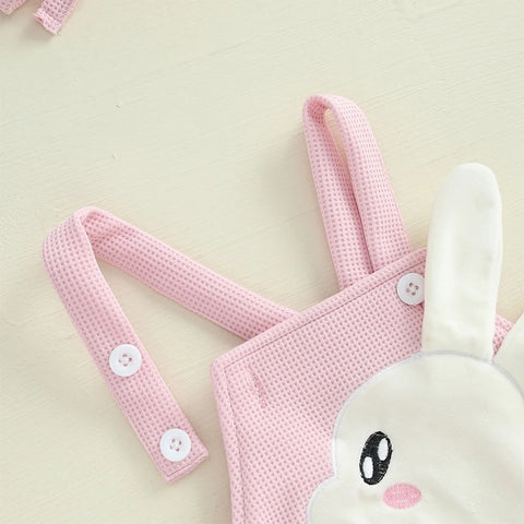 Tregren Infant Baby Easter Bunny Romper Set