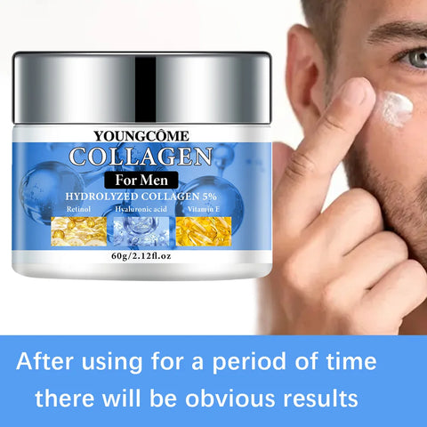 Men's Retinol Collagen Firming and Moisturizing Cream for Youthful Skin