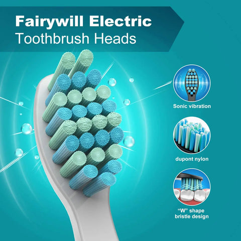 Fairywill Interdental Brush Heads for Sonic Toothbrushes