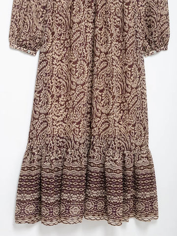 DEEABAE 2025 Spring V-neck Midi Dress