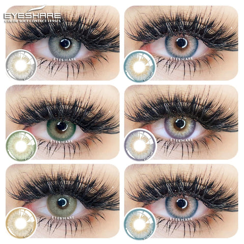EYESHARE Blue Gray Natural Color Contact Lenses