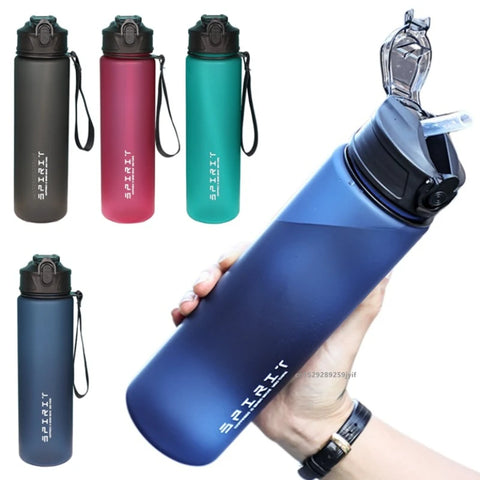 750ml Motivational Water Bottle with Straw - Large Capacity Leakproof Jug for Gym Travel and Outdoor Sports