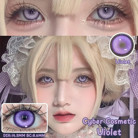 VISUASHOW Koi Blue Contact Lenses for Stunning Eyes