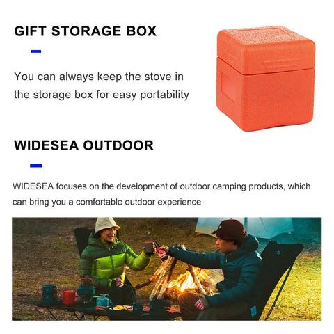 Widesea Camping Gas Stove - Big Power Portable Burner for Outdoor Adventures