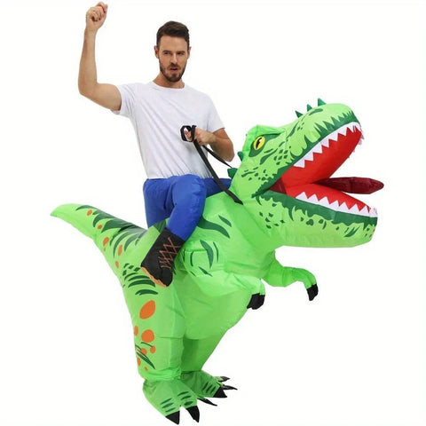 Inflatable T-Rex Dinosaur Costume for Adults