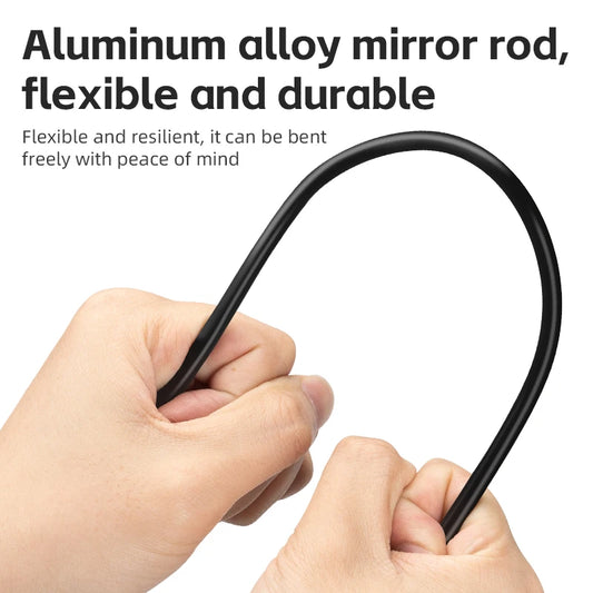 ROCKBROS 360° Rotatable Bicycle Helmet Rearview Mirror - Flexible Safety Riding Accessory