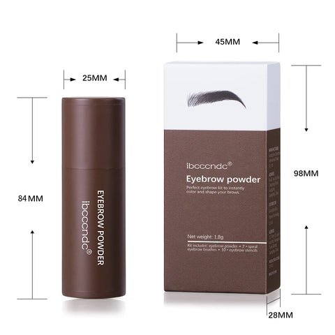 Eyebrow Stamp Stencil Kit