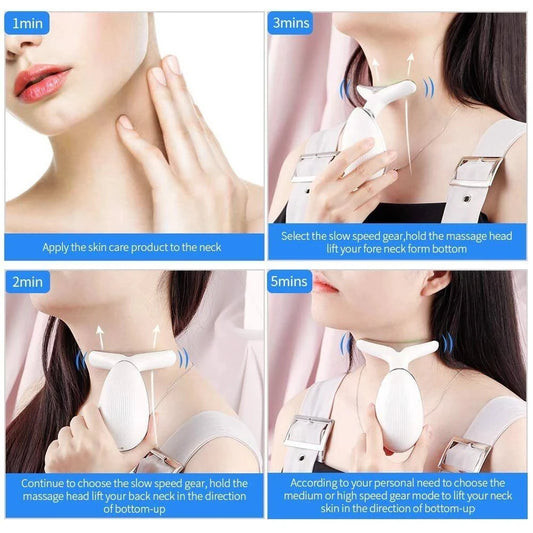 Microcurrent Facial Massager – Lift & Firm Skin, Reduce Wrinkles for Face, Neck & Eye Rejuvenation