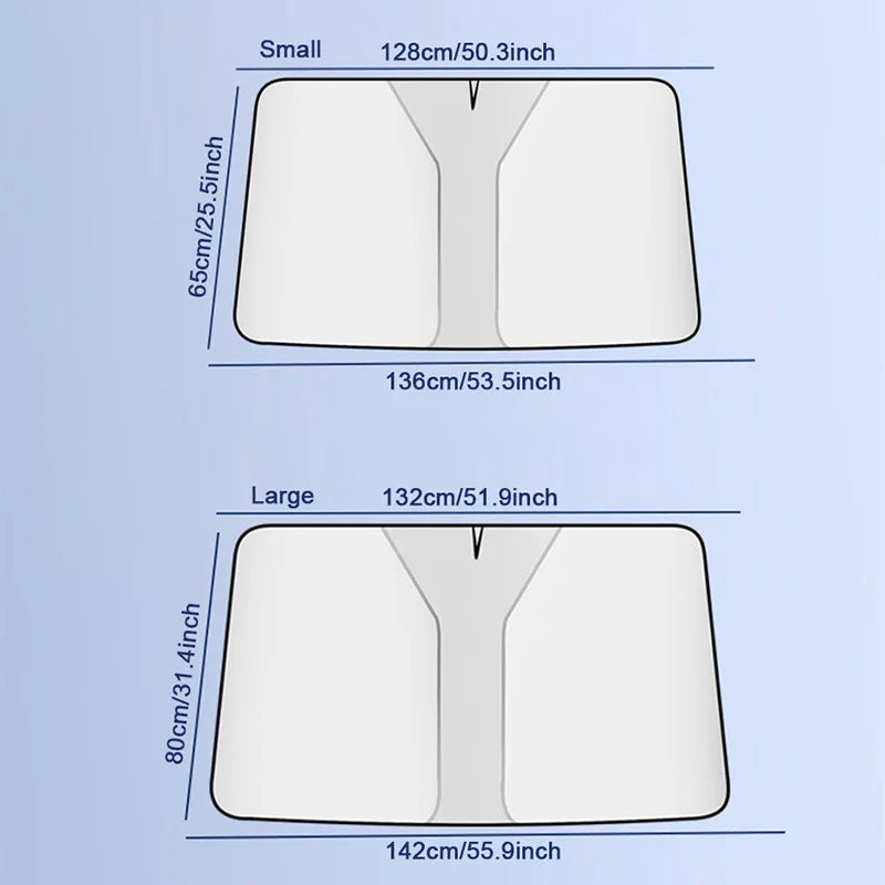 SEAMETAL Car Windshield Sun Shade Cover