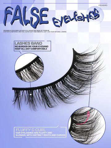 GROINNEYA Fluffy Manga Eyelashes