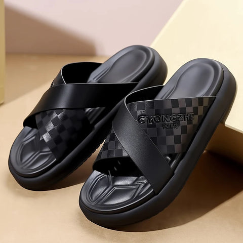 Comfortabele strandslippers voor heren