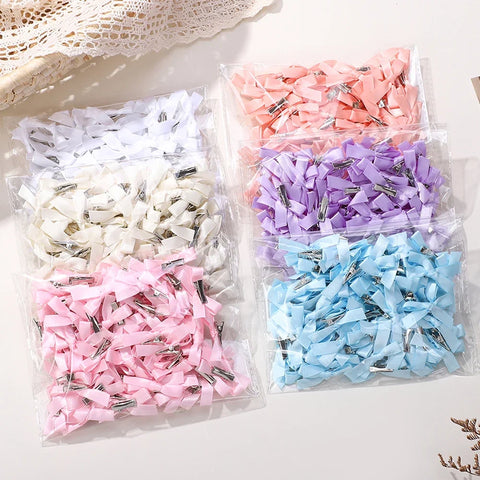 Effen mini strik haarspeldjes voor kinderen - 4/6/8/10 stuks balletaccessoires