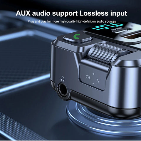 Car Bluetooth Receiver with Fast Charging