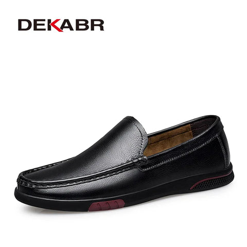 DEKABR Echte leren vrijetijdsloafers