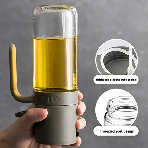 250 ml oliesprayfles van hoog borosilicaatglas voor koken en bakken 