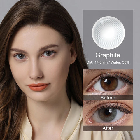Mgaister Queen Prescription Color Contact Lenses - 1 Pair