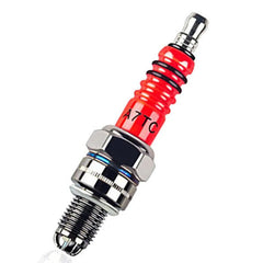 Racing 3 Electrode 10mm Spark Plug A7TC for GY6 50CC to 150CC ATV, Scooter, and Motorcycle Accessories