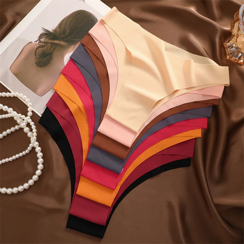 3 stuks ultradunne naadloze zijden onderkleding voor vrouwen