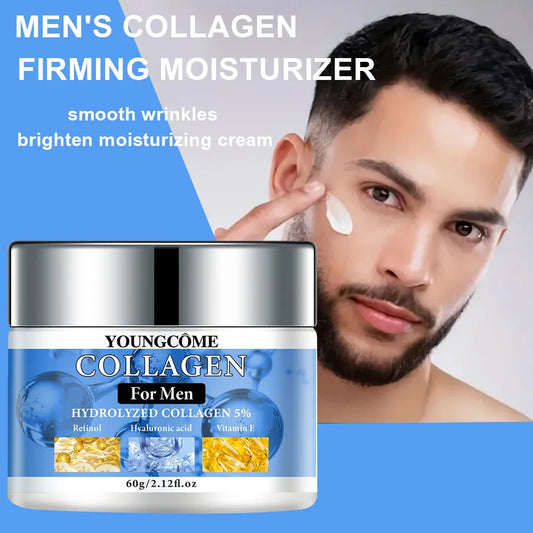 Men's Retinol Collagen Firming and Moisturizing Cream for Youthful Skin