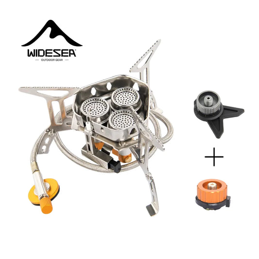 Widesea Camping Gas Stove - Big Power Portable Burner for Outdoor Adventures