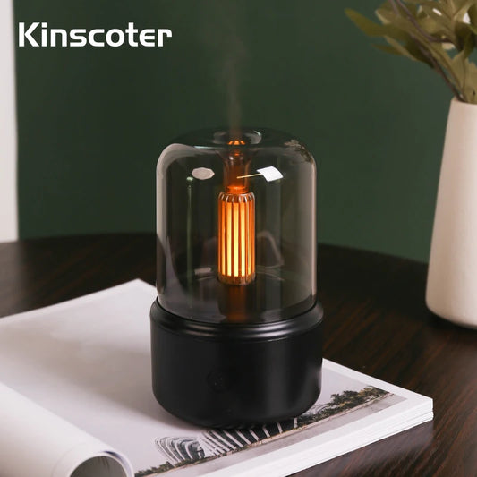 KINSCOTER Aromatherapy Essential Oil Fragrance Diffuser - Mini Ultrasonic Humidifier for Bedroom