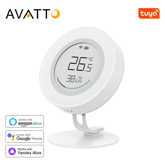 AVATTO ZigBee Smart Temperature and Humidity Sensor