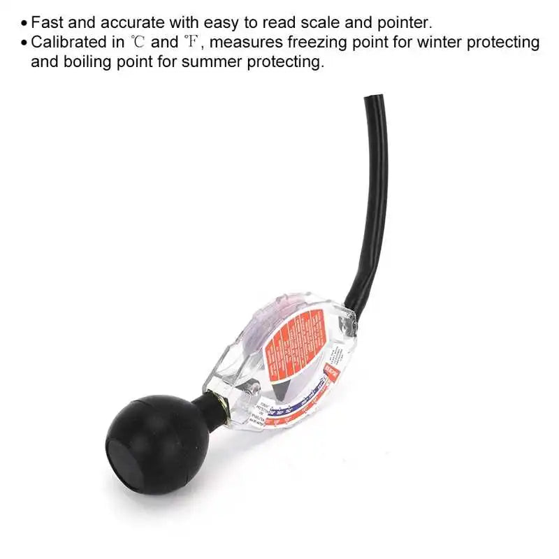 High Accuracy Dial Durable Car Radiator Coolant Tester Tool